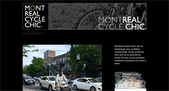 Desktop Screenshot of montrealcyclechic.com