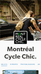 Mobile Screenshot of montrealcyclechic.com